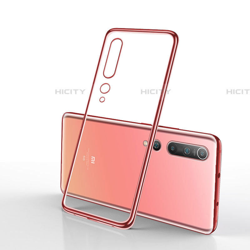 Funda Silicona Ultrafina Carcasa Transparente H02 para Xiaomi Mi 10 Rosa