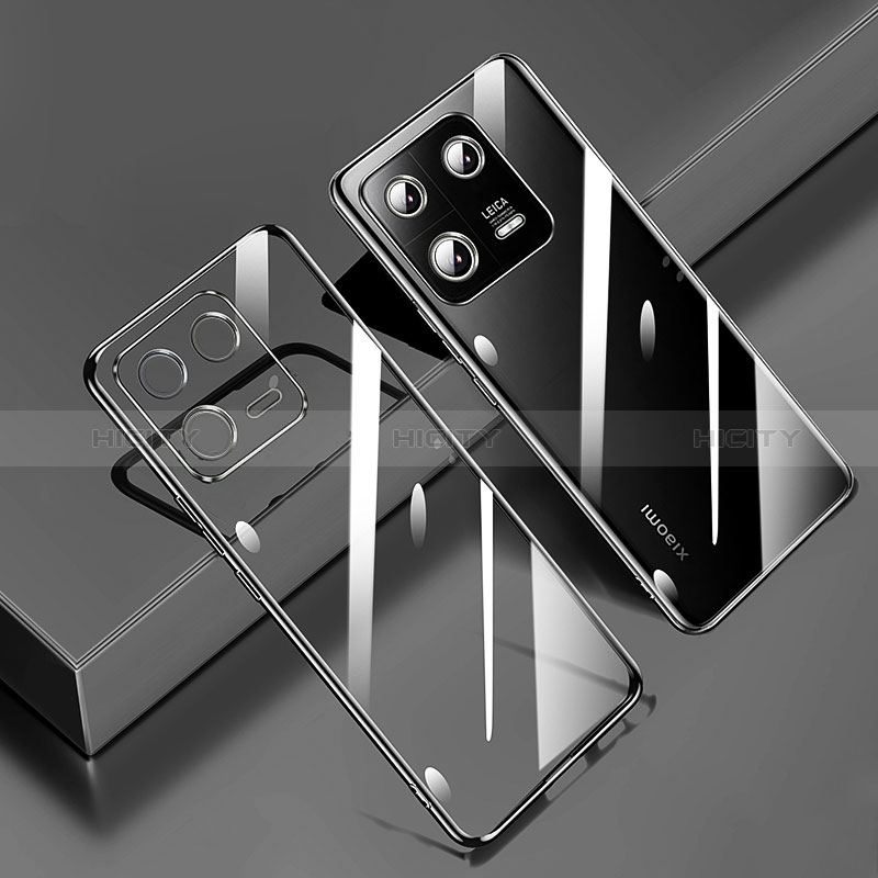 Funda Silicona Ultrafina Carcasa Transparente H02 para Xiaomi Mi 13 5G Negro