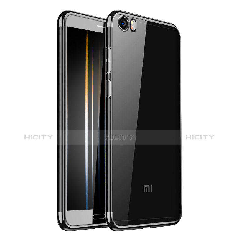 Funda Silicona Ultrafina Carcasa Transparente H02 para Xiaomi Mi 5 Negro