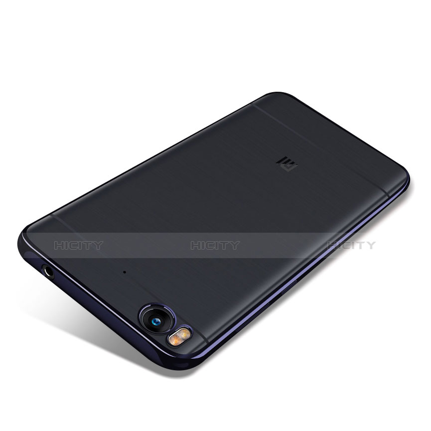 Funda Silicona Ultrafina Carcasa Transparente H02 para Xiaomi Mi 5S Azul