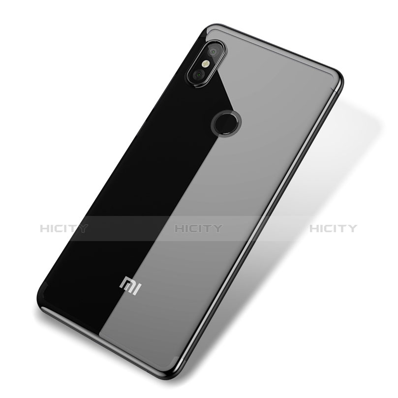 Funda Silicona Ultrafina Carcasa Transparente H02 para Xiaomi Mi 8 Negro