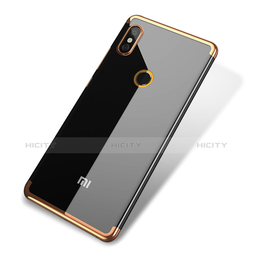 Funda Silicona Ultrafina Carcasa Transparente H02 para Xiaomi Mi 8 Oro