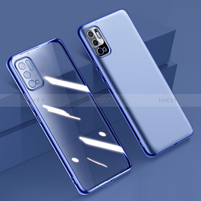 Funda Silicona Ultrafina Carcasa Transparente H02 para Xiaomi POCO M3 Pro 5G Azul