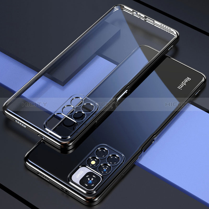 Funda Silicona Ultrafina Carcasa Transparente H02 para Xiaomi Redmi 10 (2022) Negro