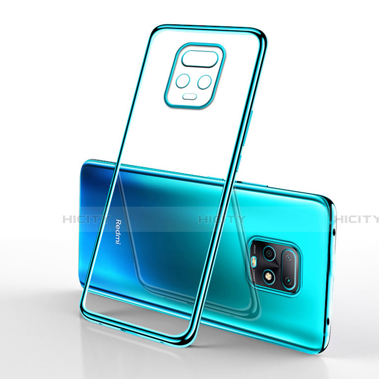 Funda Silicona Ultrafina Carcasa Transparente H02 para Xiaomi Redmi 10X 5G Cian