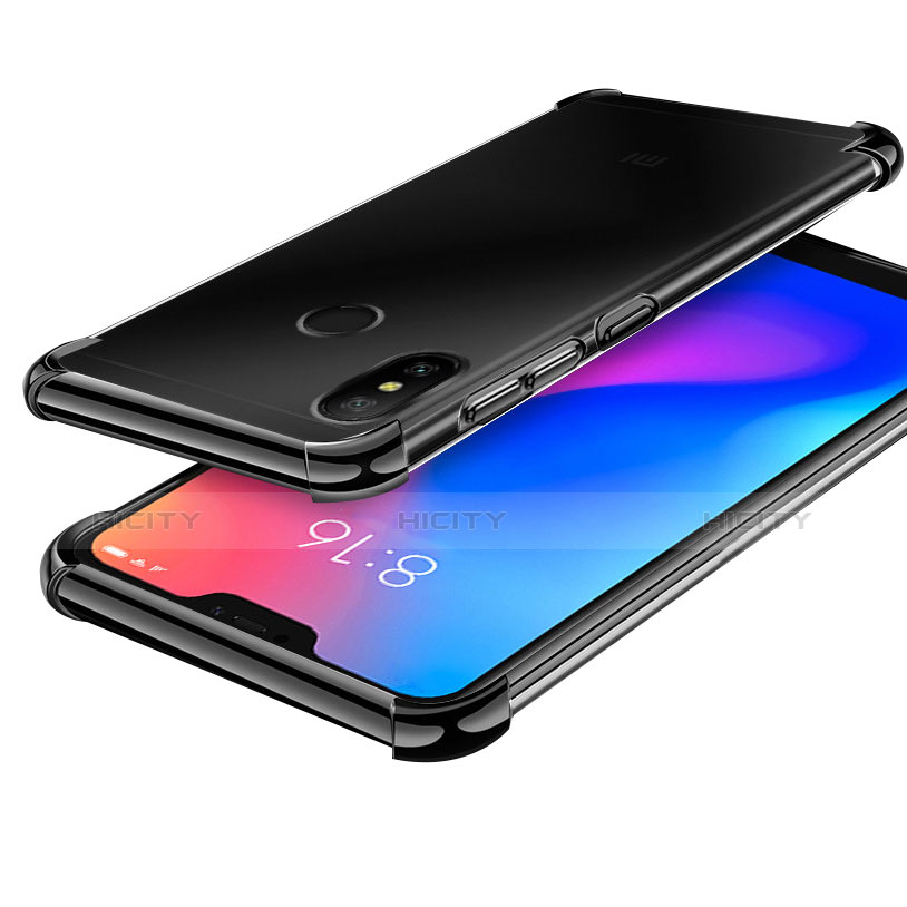 Funda Silicona Ultrafina Carcasa Transparente H02 para Xiaomi Redmi 6 Pro Negro