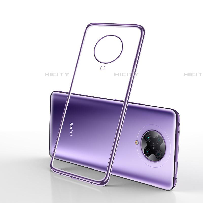 Funda Silicona Ultrafina Carcasa Transparente H02 para Xiaomi Redmi K30 Pro 5G Morado