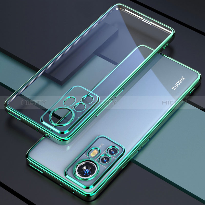 Funda Silicona Ultrafina Carcasa Transparente H02 para Xiaomi Redmi Note 12S Verde