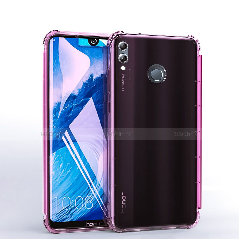 Funda Silicona Ultrafina Carcasa Transparente H03 para Huawei Enjoy Max Rosa