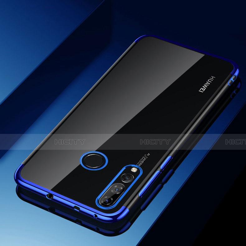 Funda Silicona Ultrafina Carcasa Transparente H03 para Huawei Honor 20E Azul