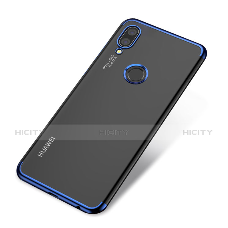 Funda Silicona Ultrafina Carcasa Transparente H03 para Huawei Nova 3e Azul