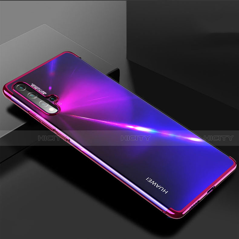 Funda Silicona Ultrafina Carcasa Transparente H03 para Huawei Nova 5 Pro Morado