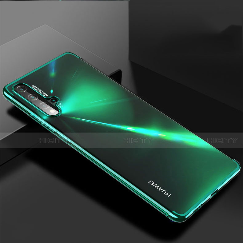 Funda Silicona Ultrafina Carcasa Transparente H03 para Huawei Nova 5 Pro Verde