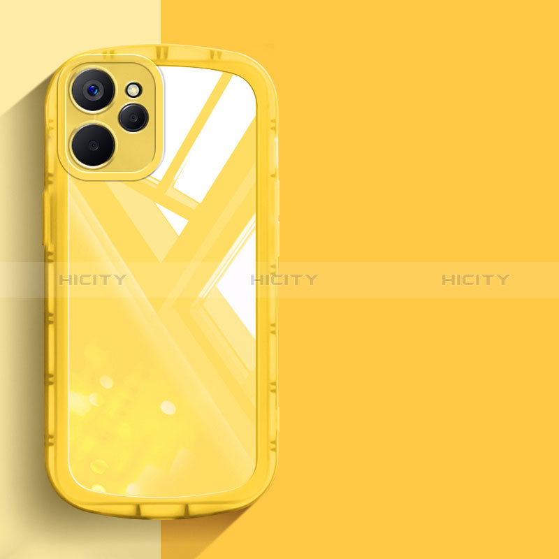 Funda Silicona Ultrafina Carcasa Transparente H03 para Realme 10 5G Amarillo