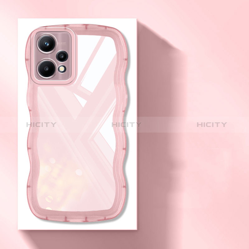 Funda Silicona Ultrafina Carcasa Transparente H03 para Realme 9 4G Rosa