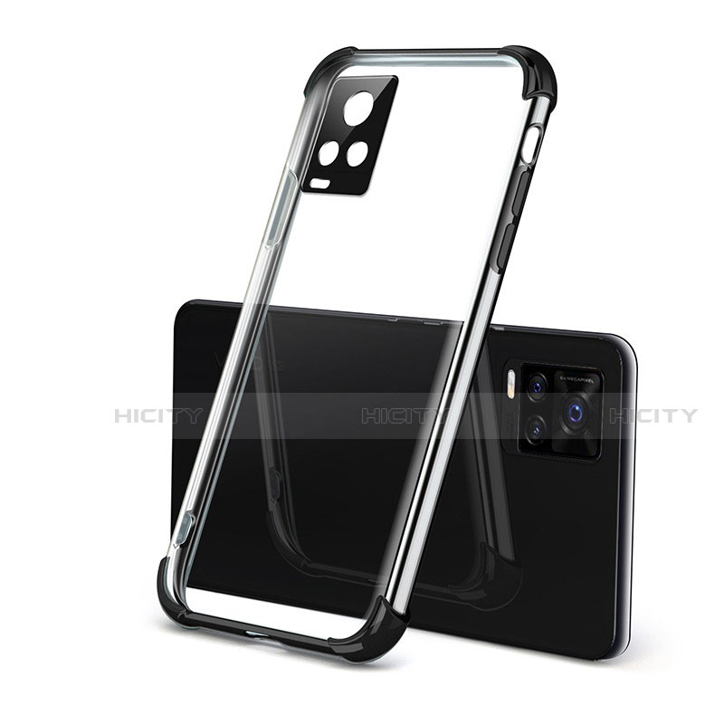 Funda Silicona Ultrafina Carcasa Transparente H03 para Vivo V20 Pro 5G Negro