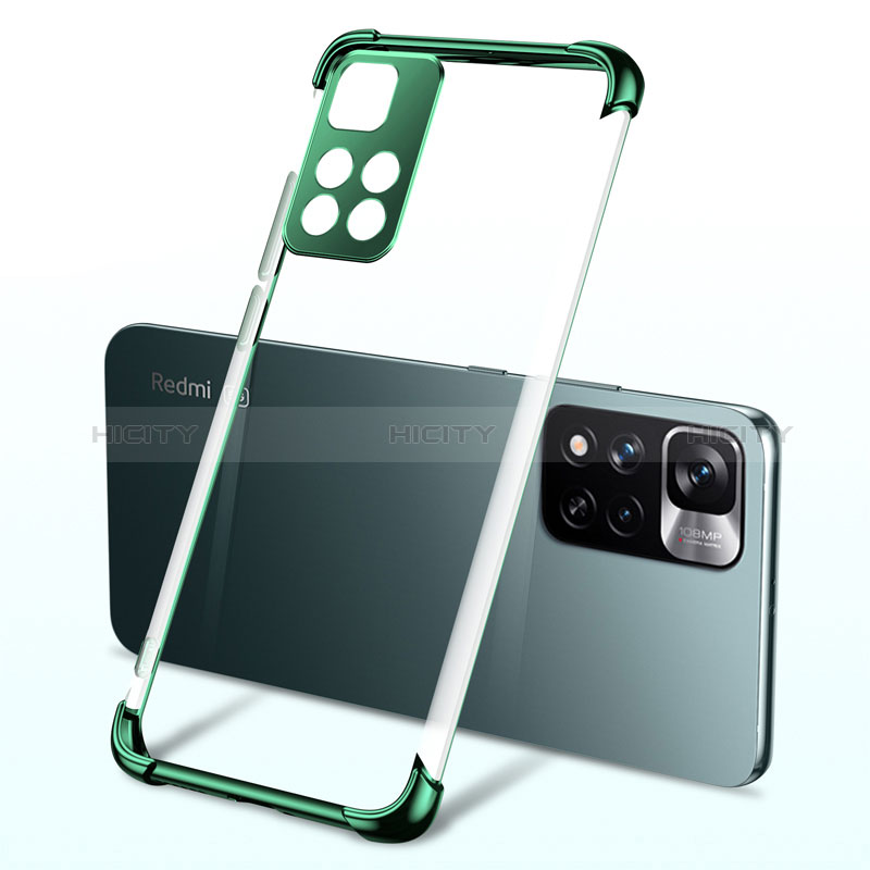 Funda Silicona Ultrafina Carcasa Transparente H03 para Xiaomi Mi 11i 5G (2022) Verde