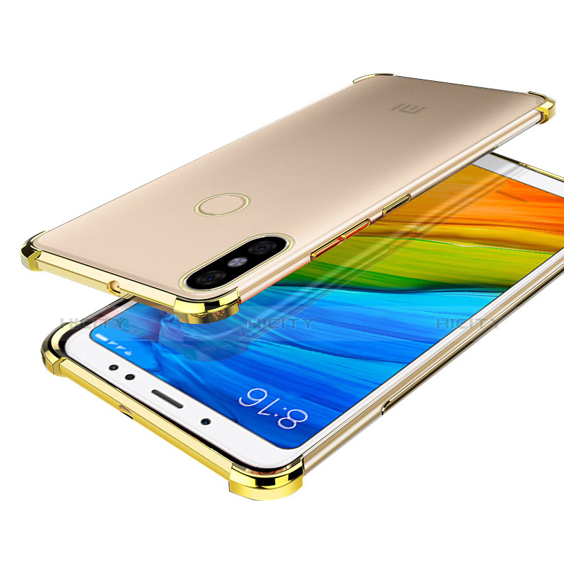 Funda Silicona Ultrafina Carcasa Transparente H03 para Xiaomi Mi 6X Oro