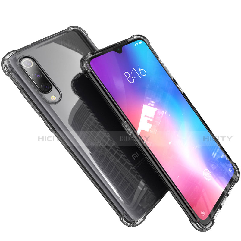 Funda Silicona Ultrafina Carcasa Transparente H03 para Xiaomi Mi 9 Lite Gris