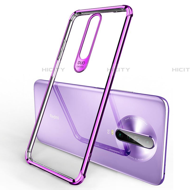 Funda Silicona Ultrafina Carcasa Transparente H03 para Xiaomi Poco X2 Morado