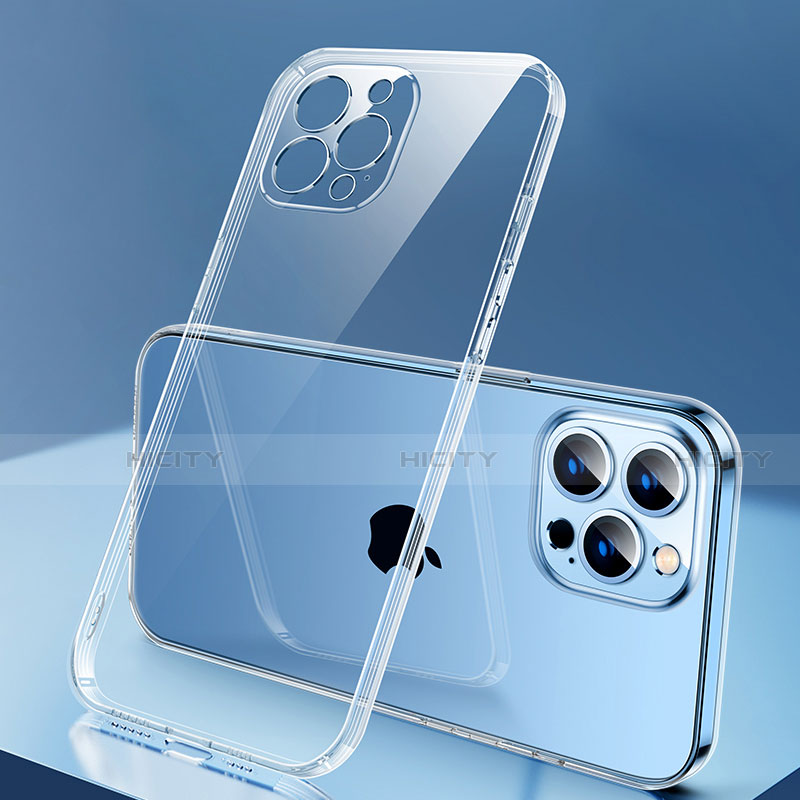 Funda Silicona Ultrafina Carcasa Transparente H04 para Apple iPhone 13 Pro Max Claro