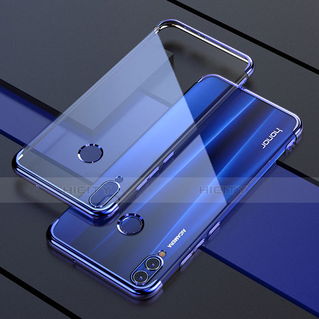 Funda Silicona Ultrafina Carcasa Transparente H04 para Huawei Honor View 10 Lite Azul