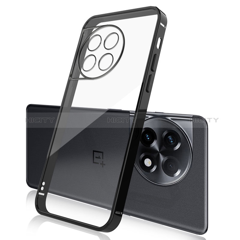 Funda Silicona Ultrafina Carcasa Transparente H04 para OnePlus 11R 5G Negro