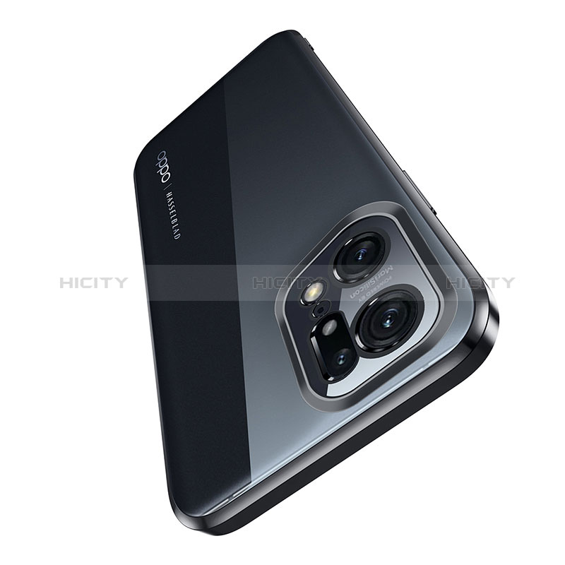 Funda Silicona Ultrafina Carcasa Transparente H04 para Oppo Find X5 5G