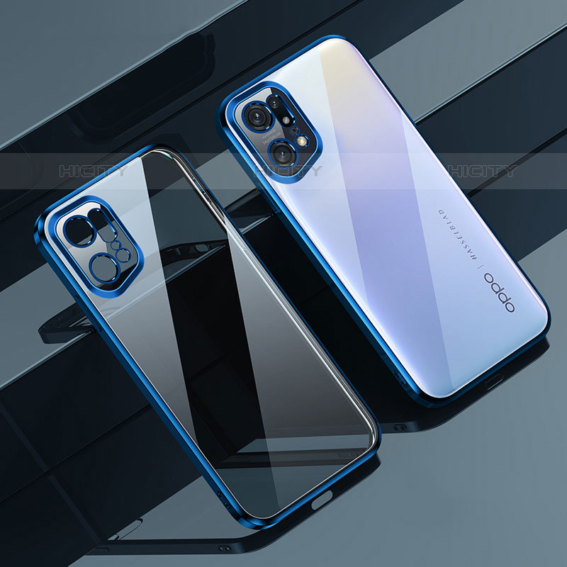 Funda Silicona Ultrafina Carcasa Transparente H04 para Oppo Find X5 Pro 5G