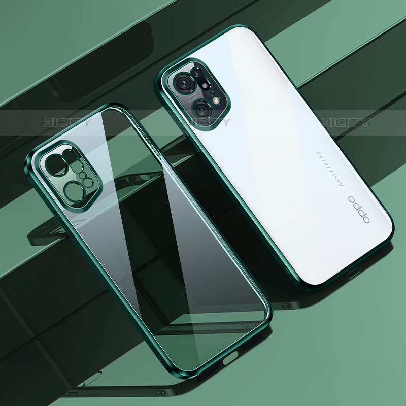 Funda Silicona Ultrafina Carcasa Transparente H04 para Oppo Find X5 Pro 5G