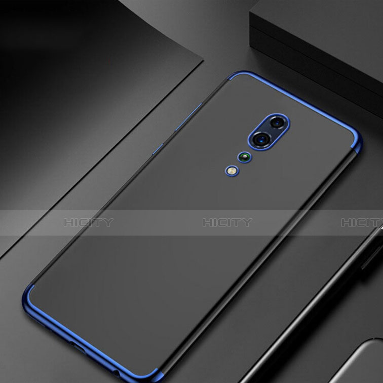 Funda Silicona Ultrafina Carcasa Transparente H04 para Oppo Reno Z Azul