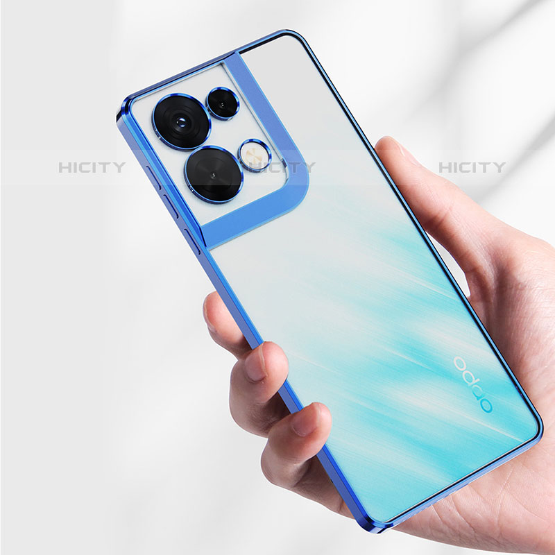 Funda Silicona Ultrafina Carcasa Transparente H04 para Oppo Reno8 Pro+ Plus 5G