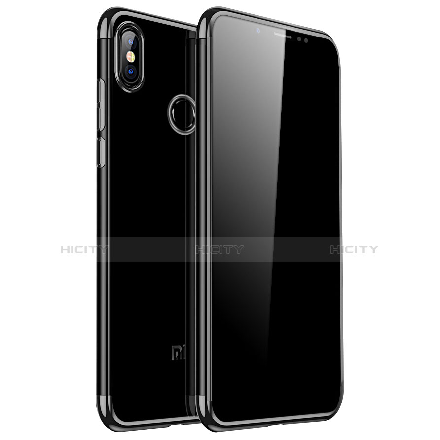 Funda Silicona Ultrafina Carcasa Transparente H04 para Xiaomi Redmi Note 5 AI Dual Camera Negro