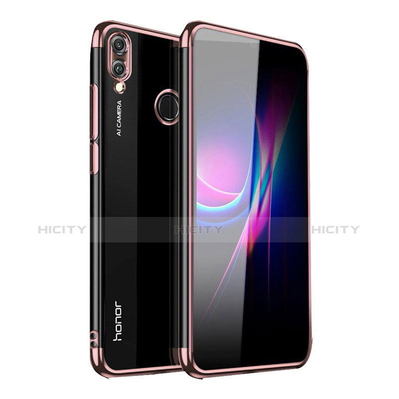 Funda Silicona Ultrafina Carcasa Transparente H05 para Huawei Honor 10 Lite Rosa