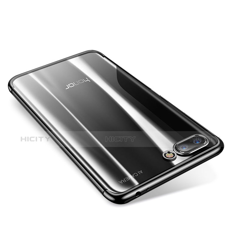 Funda Silicona Ultrafina Carcasa Transparente H05 para Huawei Honor 10 Negro