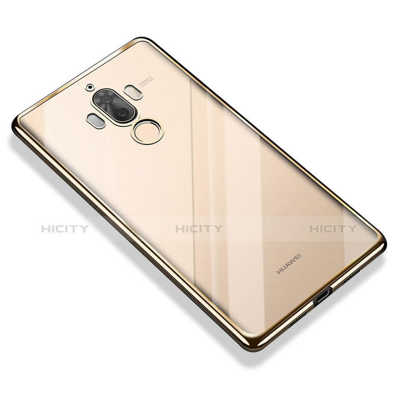 Funda Silicona Ultrafina Carcasa Transparente H05 para Huawei Mate 9 Oro