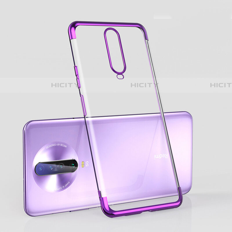 Funda Silicona Ultrafina Carcasa Transparente H05 para Xiaomi Redmi K30i 5G Morado