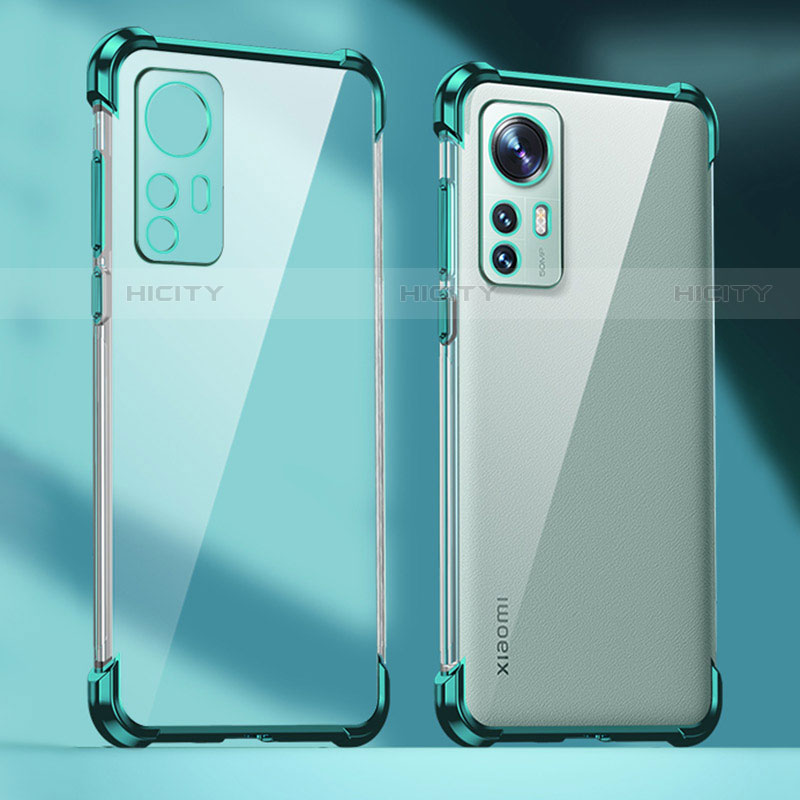 Funda Silicona Ultrafina Carcasa Transparente H06 para Xiaomi Mi 12S 5G Verde