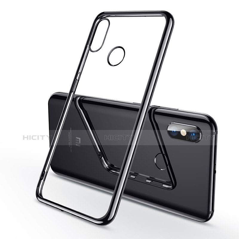 Funda Silicona Ultrafina Carcasa Transparente H06 para Xiaomi Mi 8 Negro