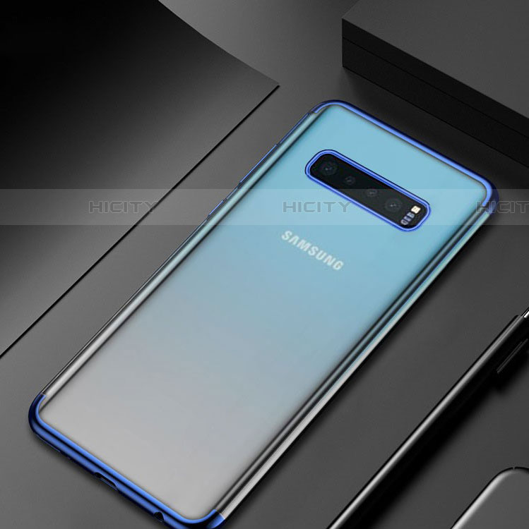 Funda Silicona Ultrafina Carcasa Transparente H07 para Samsung Galaxy S10 5G Azul