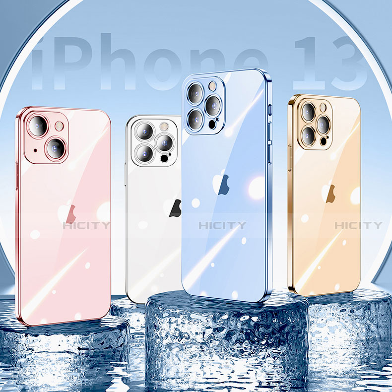 Funda Silicona Ultrafina Carcasa Transparente H08 para Apple iPhone 13 Pro