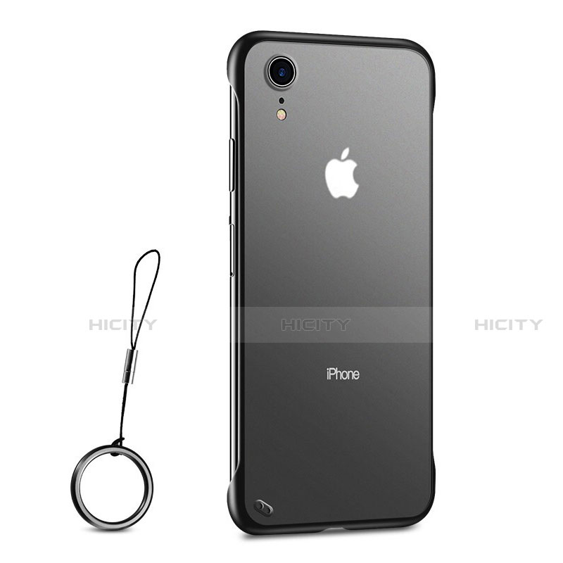 Funda Silicona Ultrafina Carcasa Transparente HT01 para Apple iPhone XR Negro