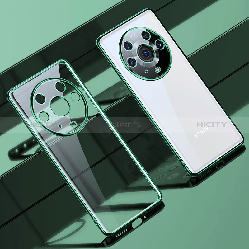 Funda Silicona Ultrafina Carcasa Transparente LD1 para Huawei Honor Magic3 Pro 5G Verde