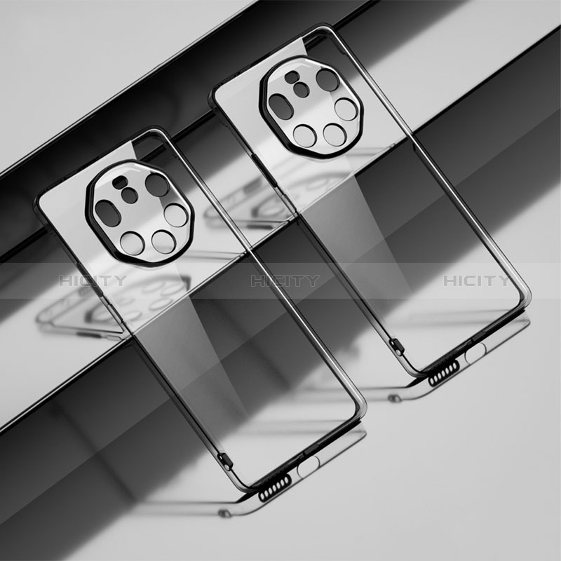 Funda Silicona Ultrafina Carcasa Transparente LD1 para Huawei Mate 40 RS Negro