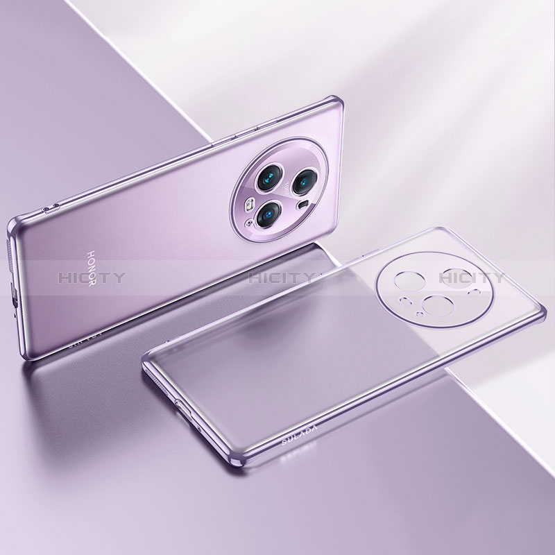 Funda Silicona Ultrafina Carcasa Transparente LD2 para Huawei Honor Magic5 Pro 5G Morado