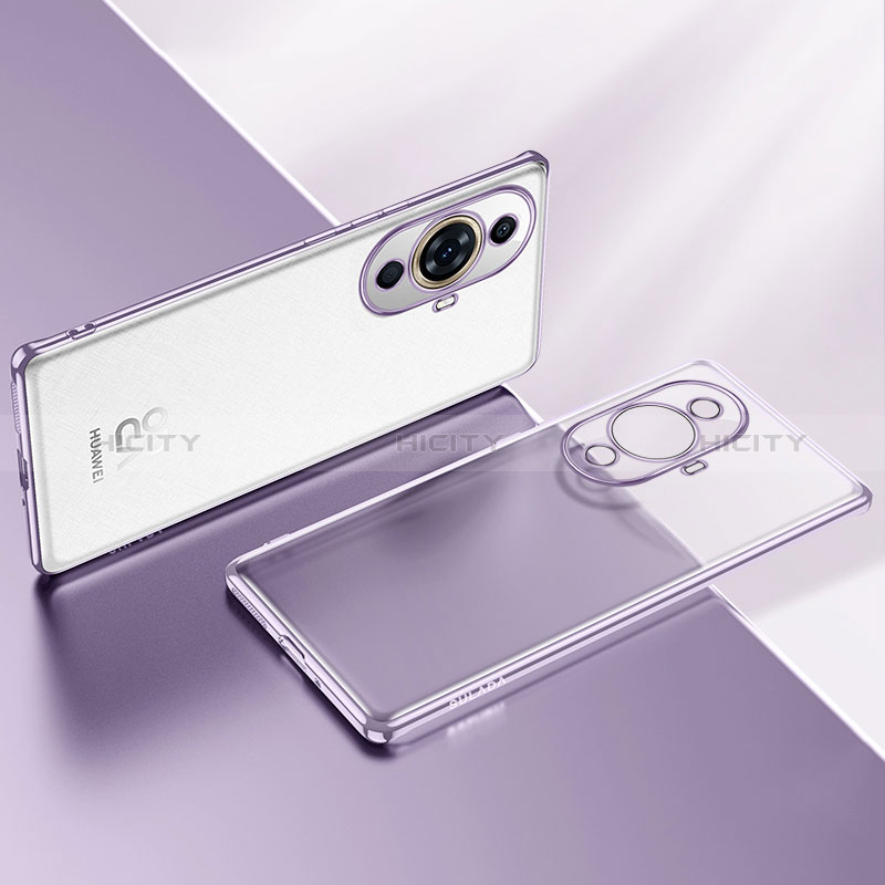 Funda Silicona Ultrafina Carcasa Transparente LD2 para Huawei Nova 11 Morado