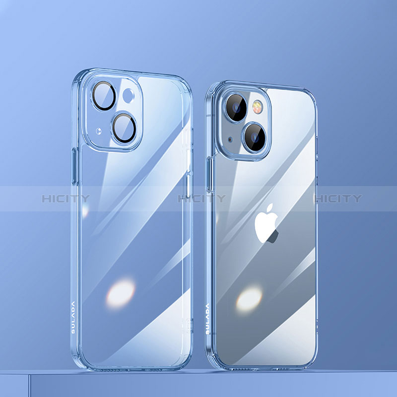 Funda Silicona Ultrafina Carcasa Transparente LD3 para Apple iPhone 13 Azul