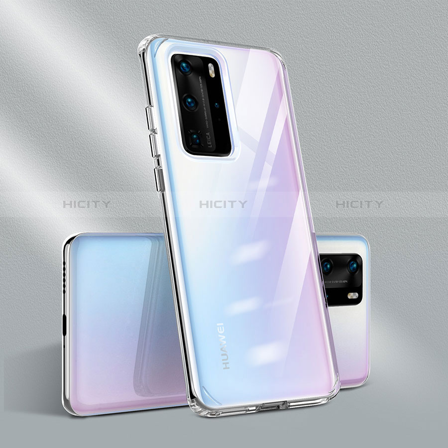 Funda Silicona Ultrafina Carcasa Transparente N01 para Huawei P40 Pro