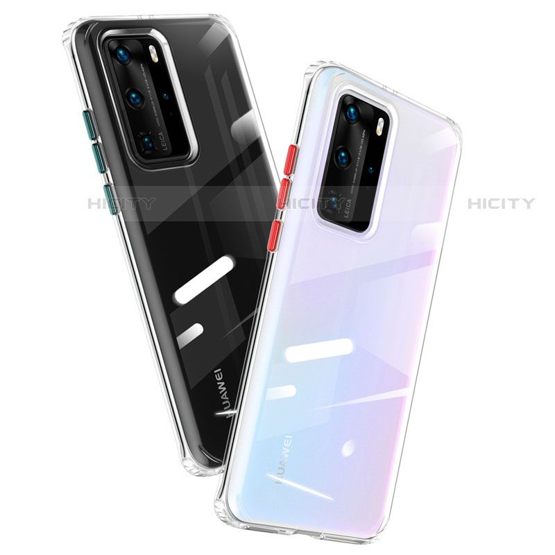 Funda Silicona Ultrafina Carcasa Transparente N01 para Huawei P40 Pro