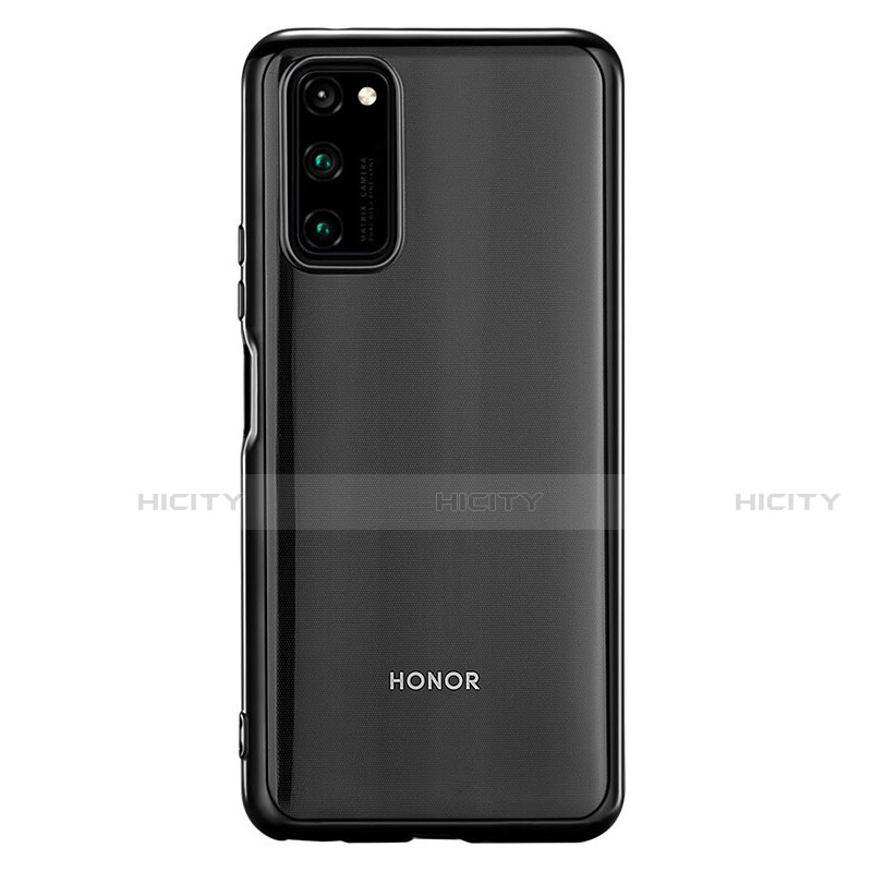 Funda Silicona Ultrafina Carcasa Transparente S01 para Huawei Honor V30 5G Negro